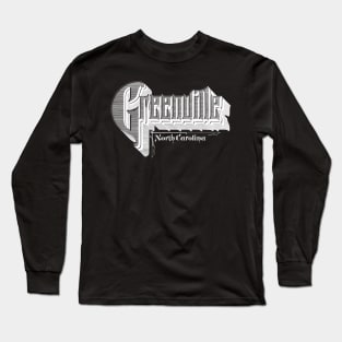 Vintage Greenville, NC Long Sleeve T-Shirt